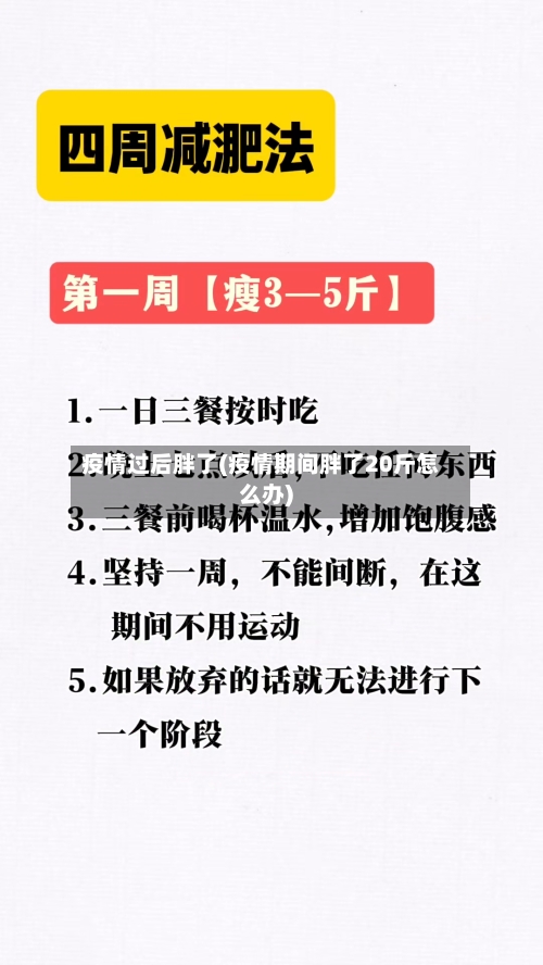 疫情过后胖了(疫情期间胖了20斤怎么办)