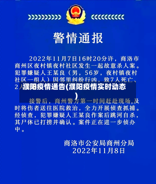 濮阳疫情通告(濮阳疫情实时动态)