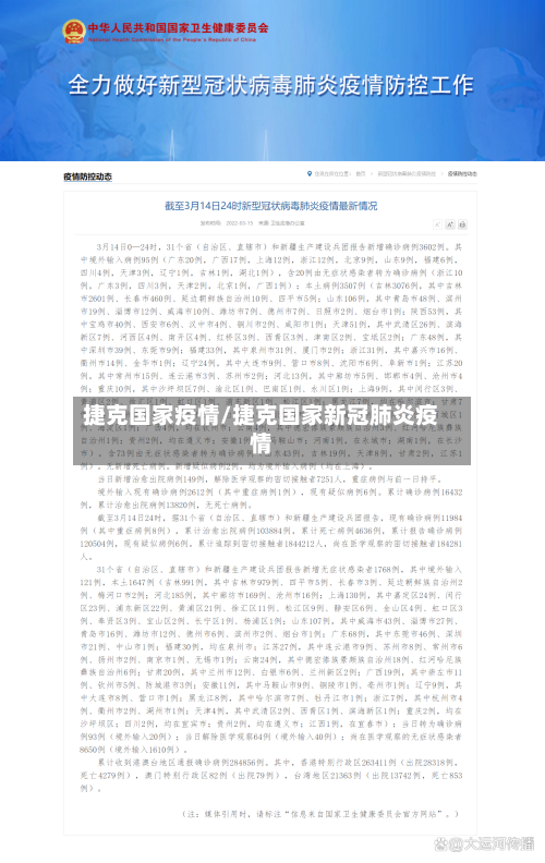 捷克国家疫情/捷克国家新冠肺炎疫情