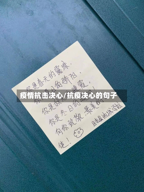 疫情抗击决心/抗疫决心的句子