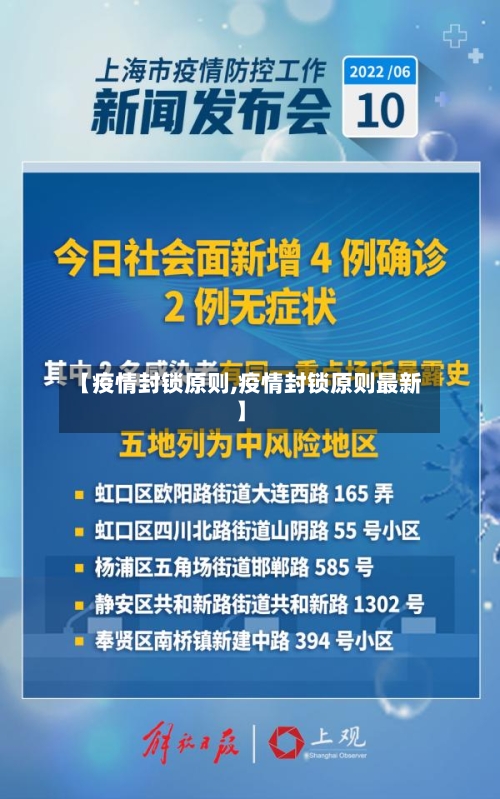 【疫情封锁原则,疫情封锁原则最新】