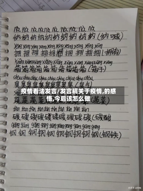 疫情看法发言/发言稿关于疫情,的感悟,今后该怎么做