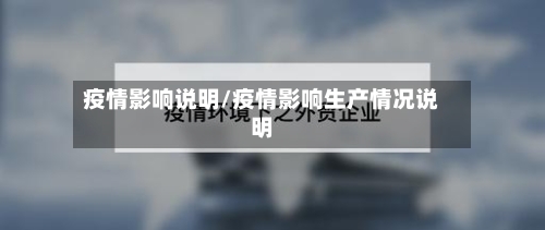 疫情影响说明/疫情影响生产情况说明
