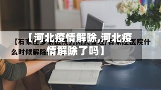 【河北疫情解除,河北疫情解除了吗】-第3张图片