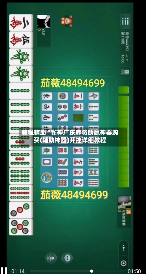 教程辅助“雀神广东麻将助赢神器购买(辅助神器)开挂详细教程-第1张图片