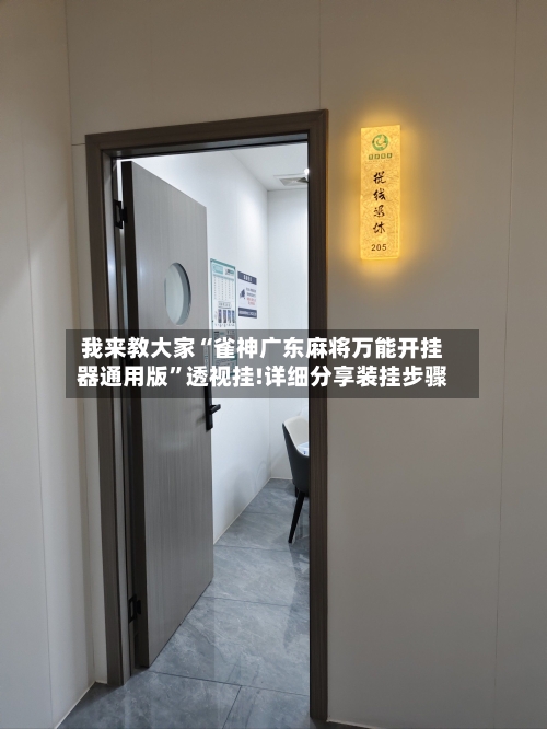 我来教大家“雀神广东麻将万能开挂器通用版”透视挂!详细分享装挂步骤