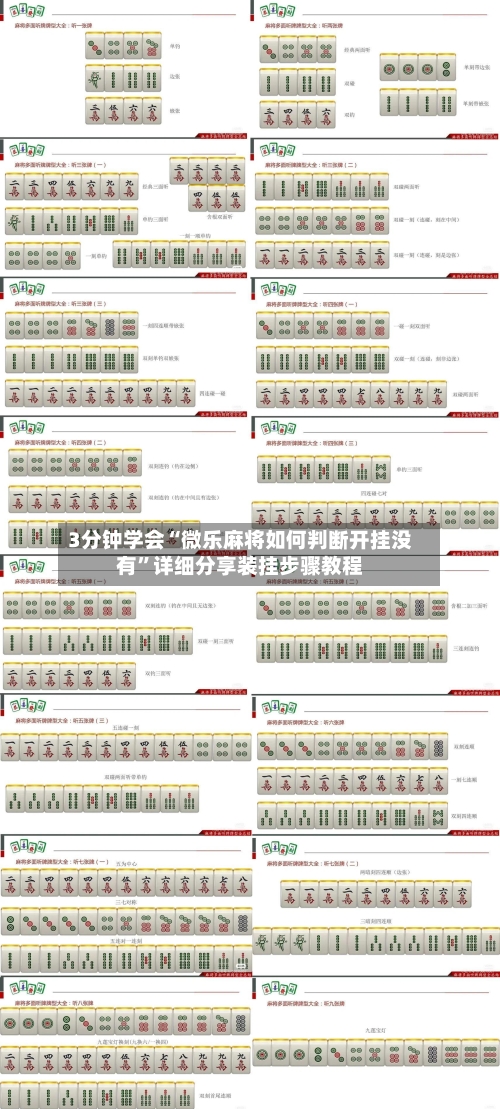 3分钟学会“微乐麻将如何判断开挂没有”详细分享装挂步骤教程-第2张图片