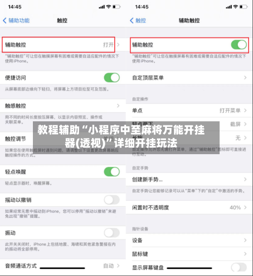 教程辅助“小程序中至麻将万能开挂器(透视)	”详细开挂玩法-第1张图片