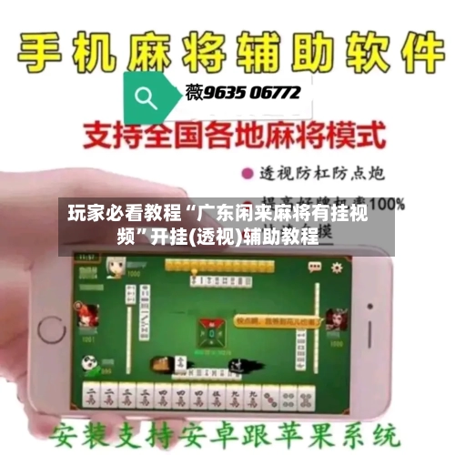 玩家必看教程“广东闲来麻将有挂视频”开挂(透视)辅助教程