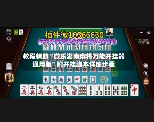 教程辅助“微乐湖南麻将万能开挂器通用版”附开挂脚本详细步骤-第3张图片