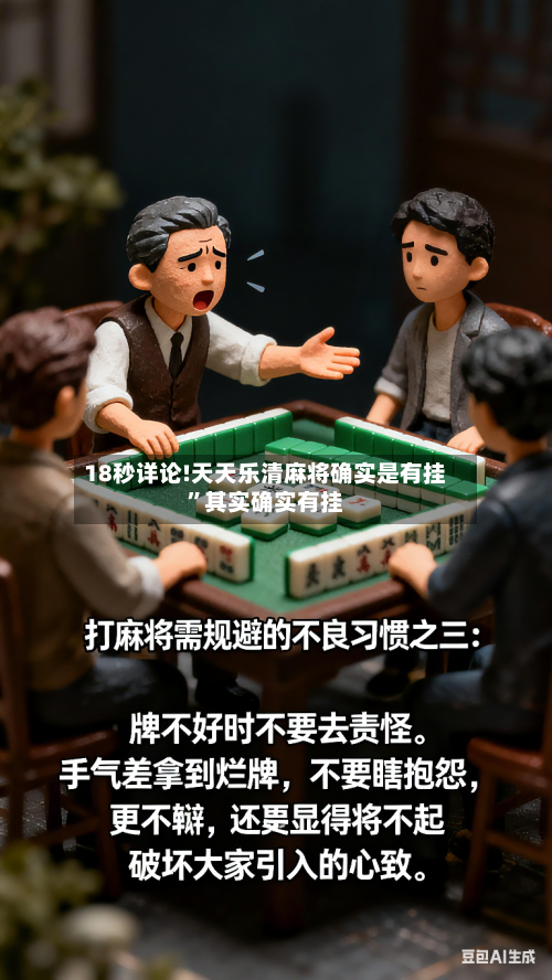 18秒详论!天天乐清麻将确实是有挂”其实确实有挂
