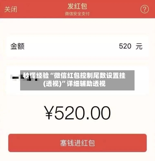 秒懂经验“微信红包控制尾数设置挂(透视)”详细辅助透视