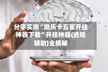 分享实测“微乐卡五星开挂神器下载	”开挂神器{透视辅助}全揭秘-第1张图片