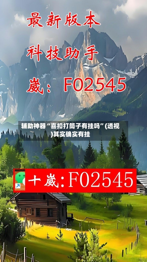 辅助神器“喜扣打筒子有挂吗”(透视)其实确实有挂