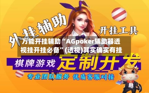万能开挂辅助“AGpoker辅助器透视挂开挂必备”(透视)其实确实有挂-第3张图片