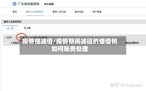 疫情提减值/疫情期间减征的增值税如何账务处理