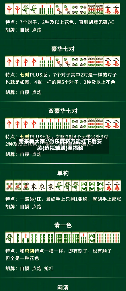 我来教大家“微乐麻将万能挂下载安装{透视辅助}全揭秘-第2张图片