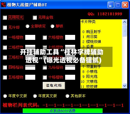 开挂辅助工具“桂林字牌辅助透视”(曝光透视必备猫腻)-第2张图片