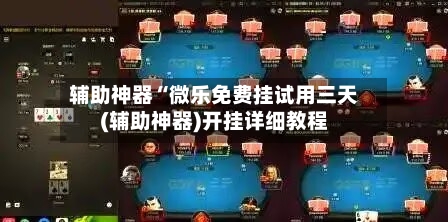 辅助神器“微乐免费挂试用三天(辅助神器)开挂详细教程-第2张图片