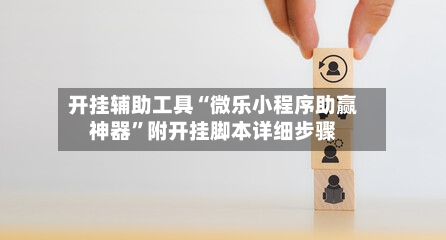 开挂辅助工具“微乐小程序助赢神器”附开挂脚本详细步骤-第2张图片