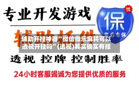 辅助开挂神器“微信微乐麻将可以透视开挂吗”(透视)其实确实有挂-第2张图片