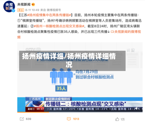 扬州疫情详细/扬州疫情详细情况