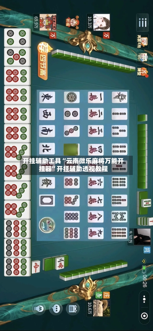 开挂辅助工具“云南微乐麻将万能开挂器”开挂辅助透视教程