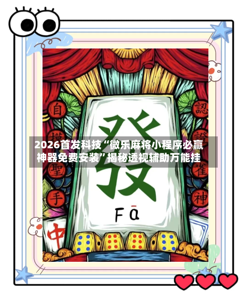 2026首发科技“微乐麻将小程序必赢神器免费安装”揭秘透视辅助万能挂