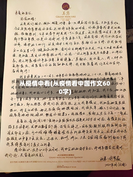 从疫情中看(从疫情看中国作文600字)