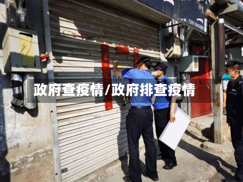 政府查疫情/政府排查疫情-第1张图片