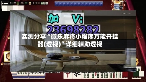 实测分享“微乐麻将小程序万能开挂器(透视)”详细辅助透视-第2张图片