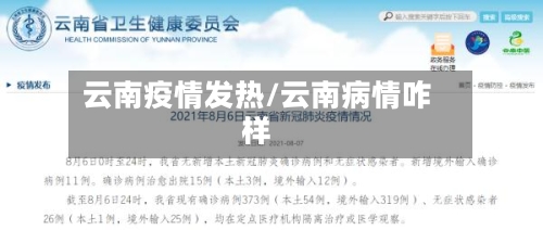 云南疫情发热/云南病情咋样