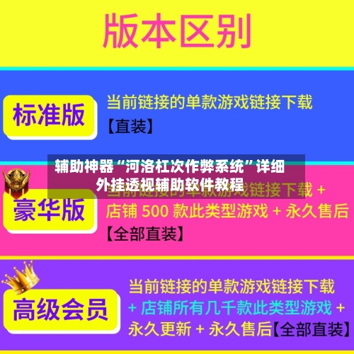 辅助神器“河洛杠次作弊系统”详细外挂透视辅助软件教程