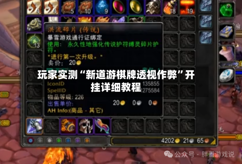 玩家实测“新道游棋牌透视作弊”开挂详细教程