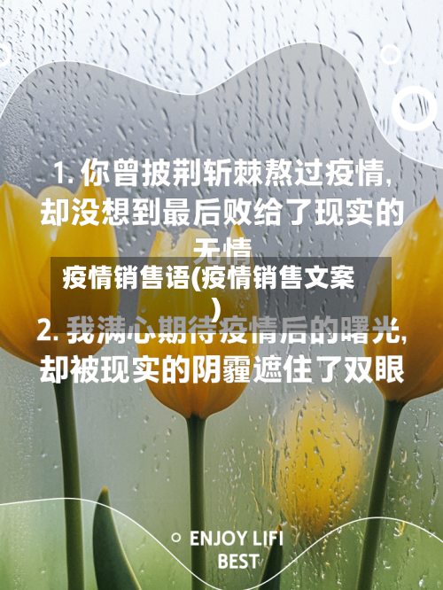 疫情销售语(疫情销售文案)