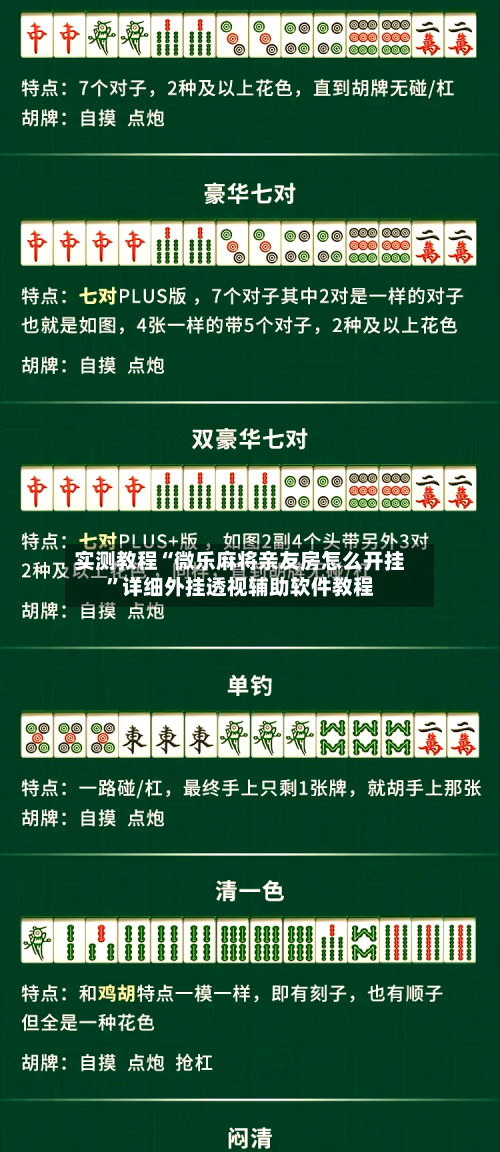 实测教程“微乐麻将亲友房怎么开挂	”详细外挂透视辅助软件教程-第1张图片