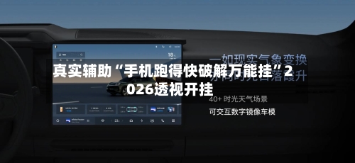 真实辅助“手机跑得快破解万能挂”2026透视开挂