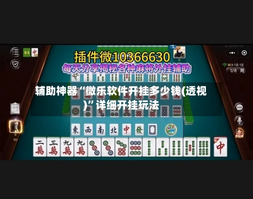 辅助神器“微乐软件开挂多少钱(透视)”详细开挂玩法-第1张图片