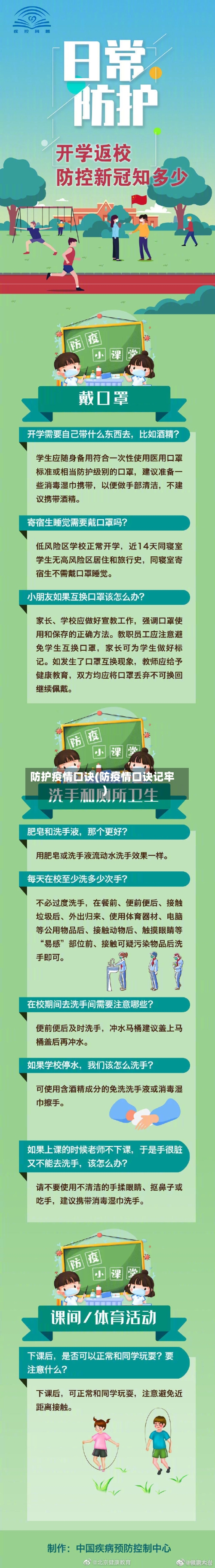 防护疫情口诀(防疫情口诀记牢)-第1张图片