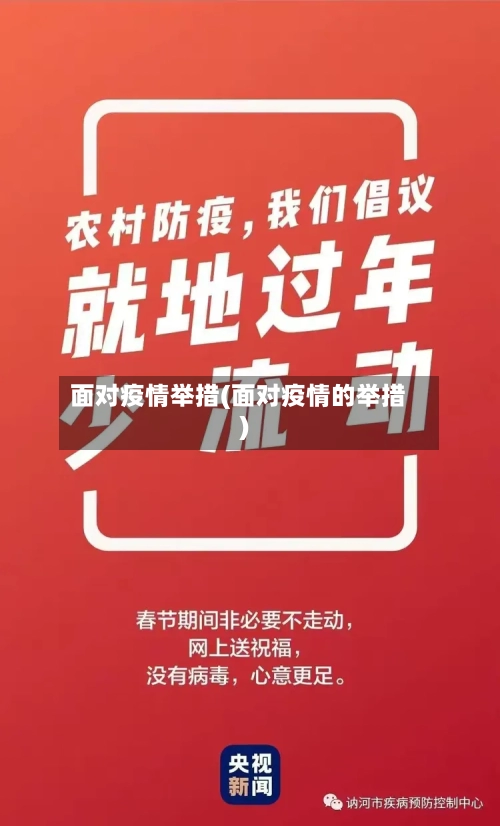 面对疫情举措(面对疫情的举措)-第2张图片