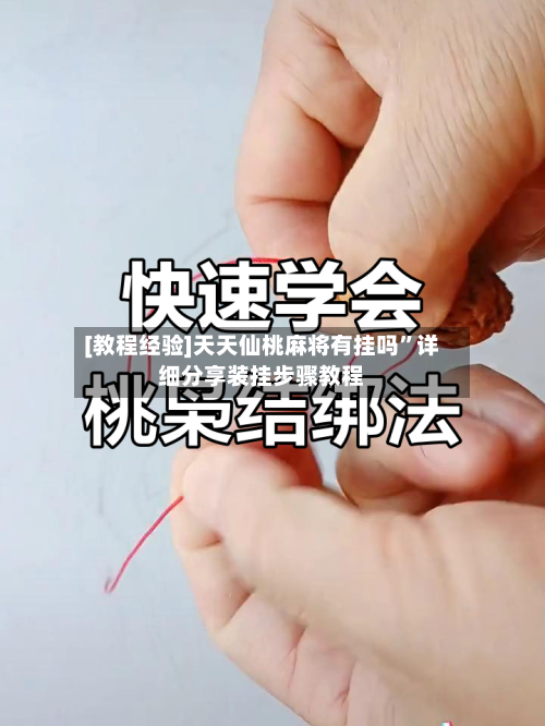 [教程经验]天天仙桃麻将有挂吗”详细分享装挂步骤教程-第1张图片