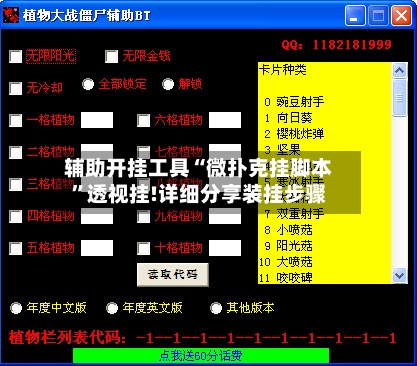 辅助开挂工具“微扑克挂脚本	”透视挂!详细分享装挂步骤-第1张图片
