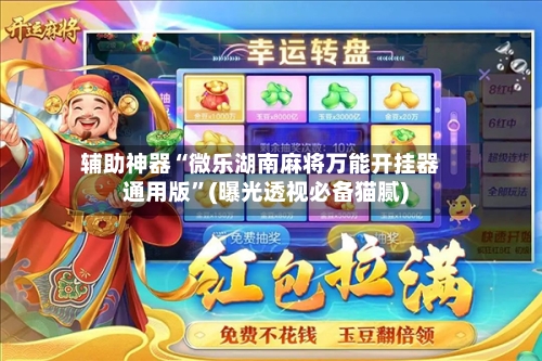 辅助神器“微乐湖南麻将万能开挂器通用版”(曝光透视必备猫腻)