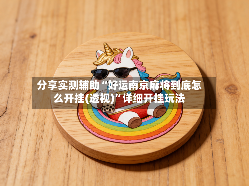 分享实测辅助“好运南京麻将到底怎么开挂(透视)	”详细开挂玩法-第1张图片