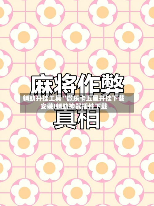 辅助开挂工具“微乐卡五星开挂下载安装!辅助神器插件下载-第1张图片