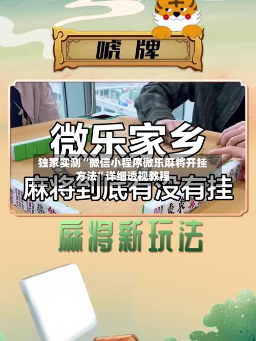 独家实测“微信小程序微乐麻将开挂方法	”详细透视教程-第1张图片