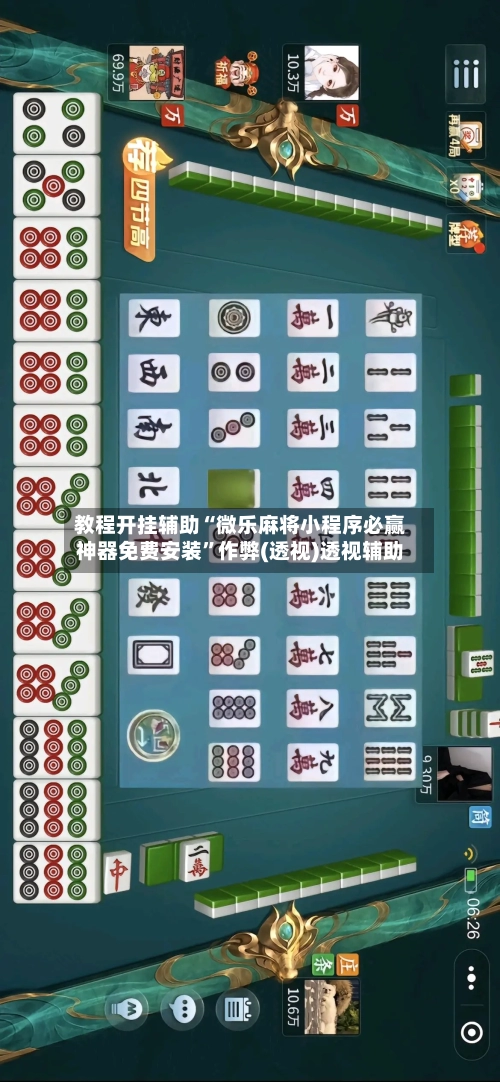 教程开挂辅助“微乐麻将小程序必赢神器免费安装”作弊(透视)透视辅助-第1张图片