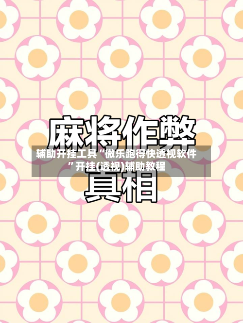 辅助开挂工具“微乐跑得快透视软件”开挂(透视)辅助教程-第1张图片
