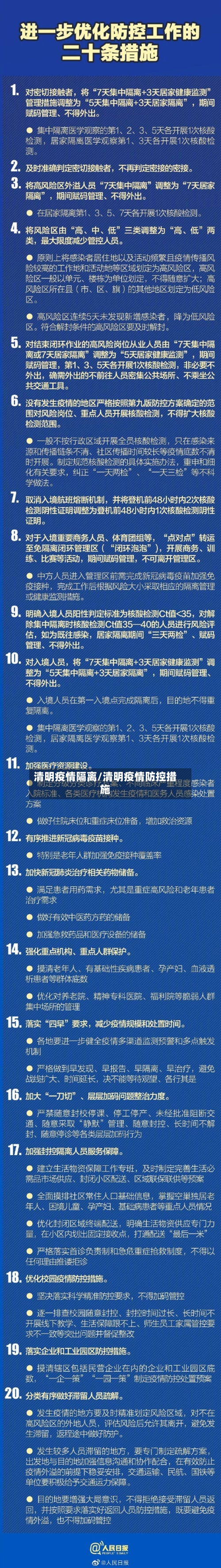 清明疫情隔离/清明疫情防控措施-第1张图片