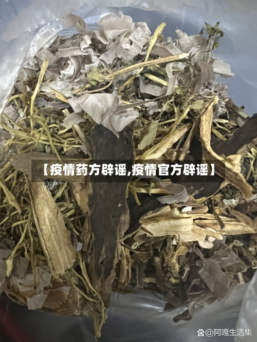 【疫情药方辟谣,疫情官方辟谣】